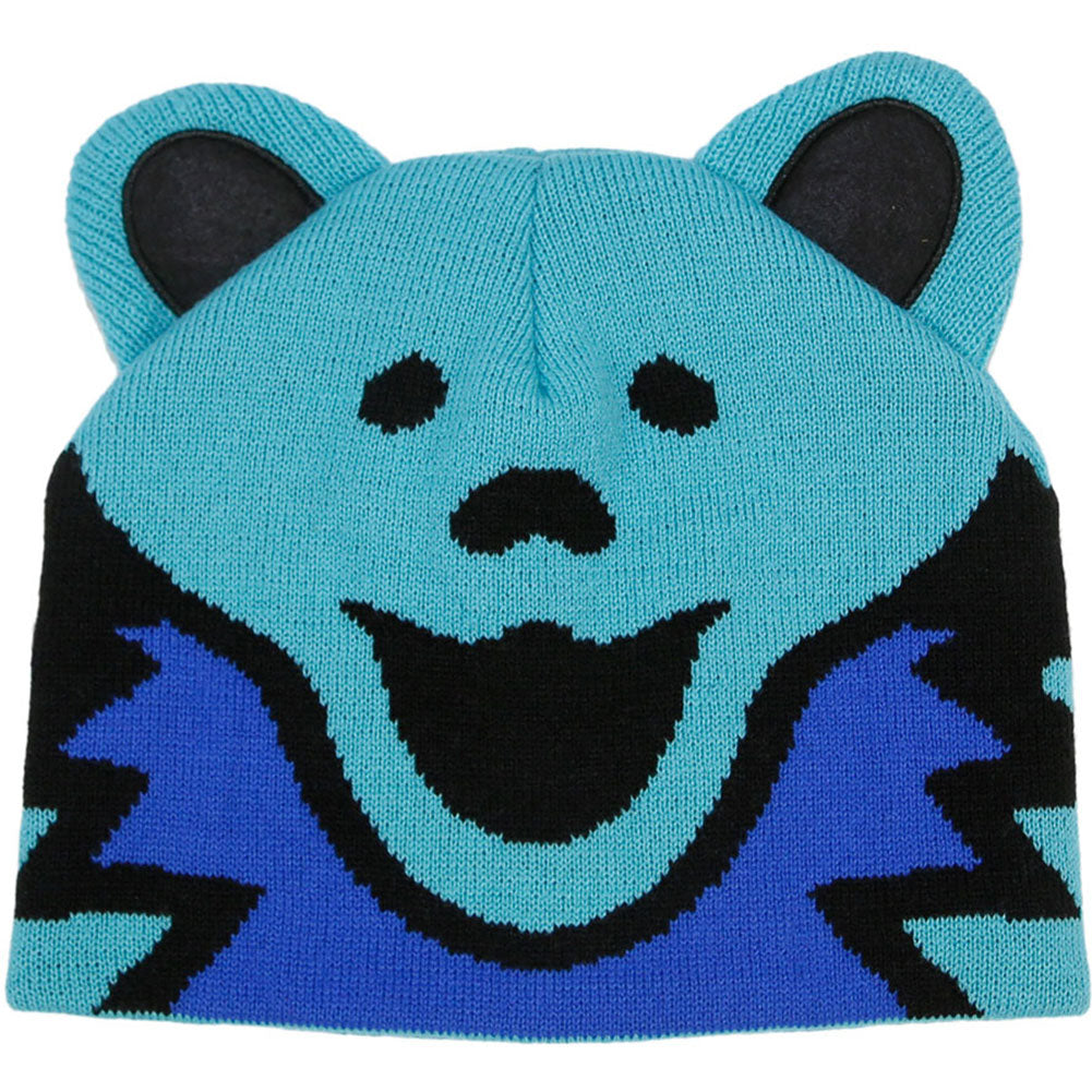 Grateful Dead Blue Bear Beanie Front