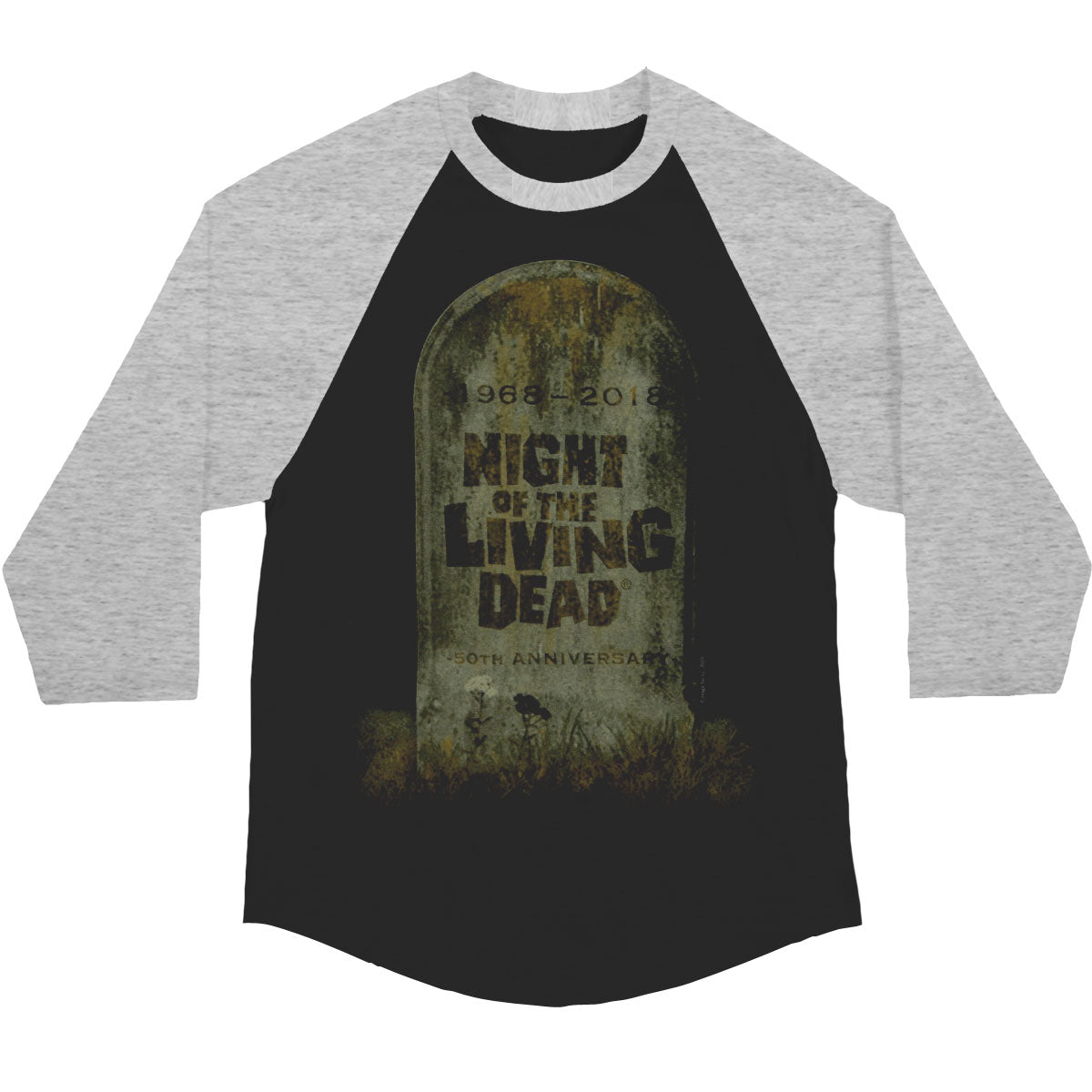 Night Of The Living Dead 50th Anniversary Logo Ltd. Ed. Baseball Jersey Front