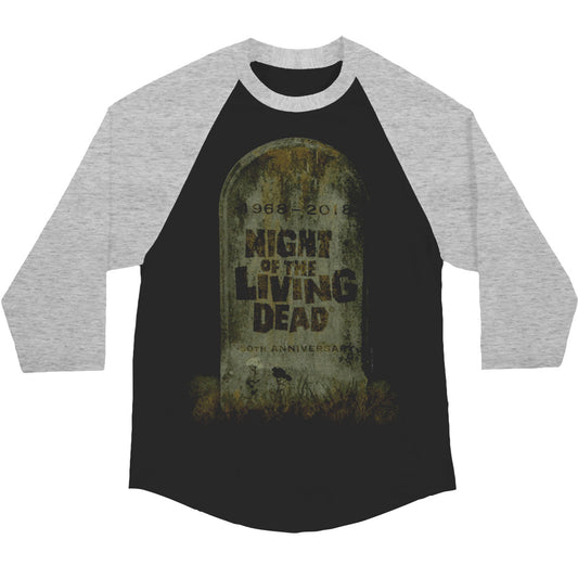 Night Of The Living Dead 50th Anniversary Logo Ltd. Ed. Baseball Jersey Front