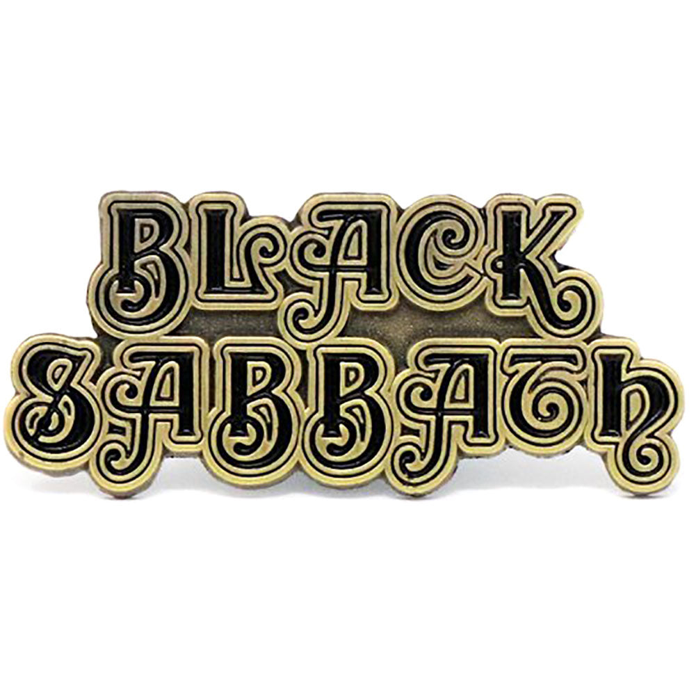 Black Sabbath 1st Album Logo Enamel Pin Pewter Pin Badge