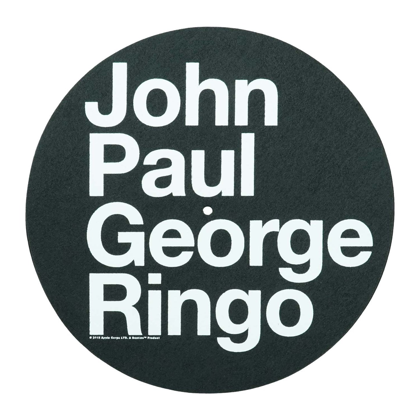 Beatles Drop T Logo & JPGR Slipmat Front