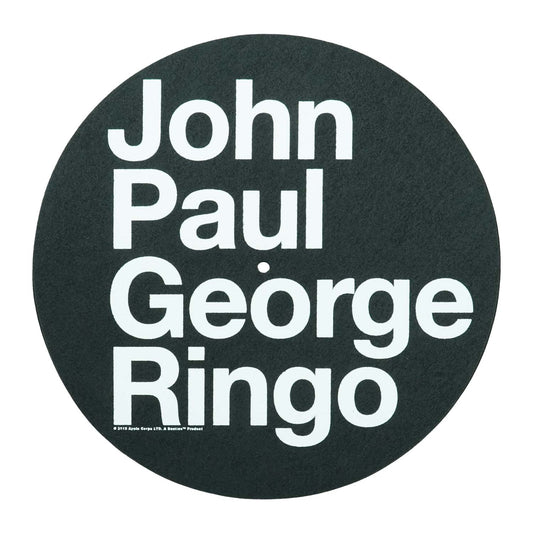 Beatles Drop T Logo & JPGR Slipmat Front