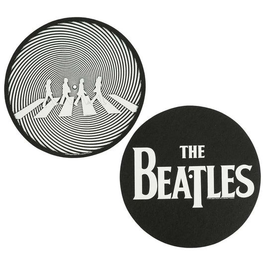 Beatles Drop T Logo & Crossing Silhouette Slipmat Front