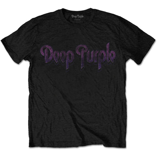 Deep Purple Vintage Logo Slim Fit T-shirt Front