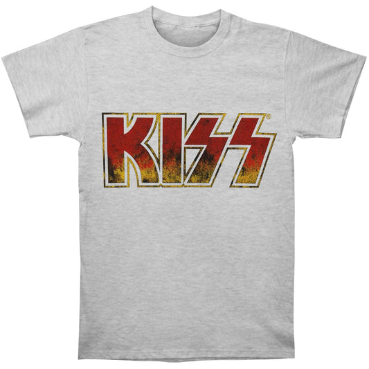 KISS Vintage Classic Logo Slim Fit T-shirt Front