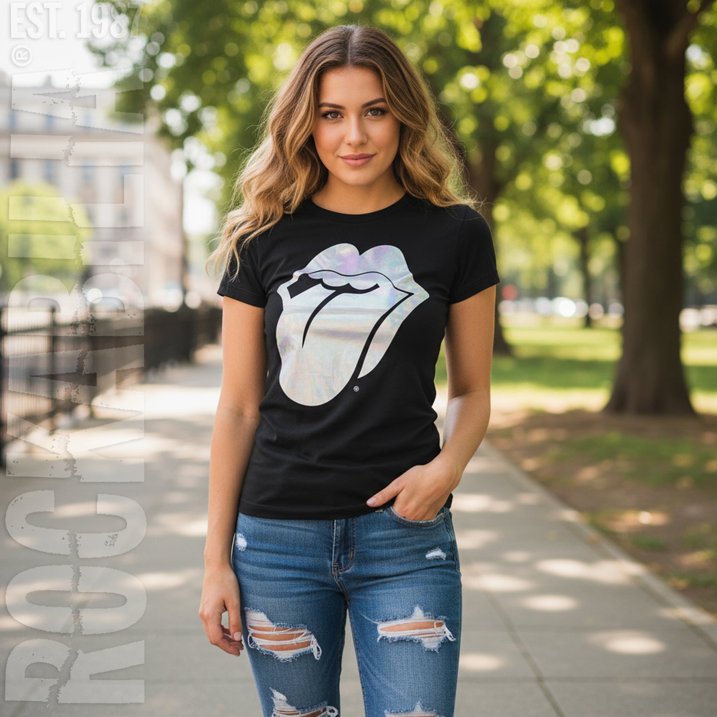 Foil Tongue Jr. Tee Junior Top