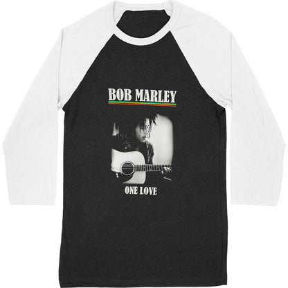 One Love Guitar Plus Sized Raglan Plus Size Tee Junior Top