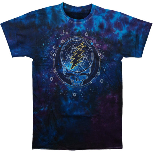 Grateful Dead Mystical Stealie Tie Dye T-shirt Front
