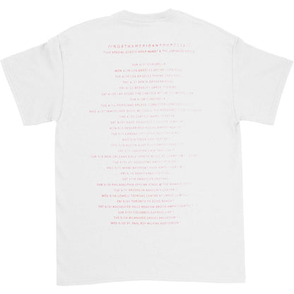 1975 Neon Sign 2016 Spring Tour T-shirt Back