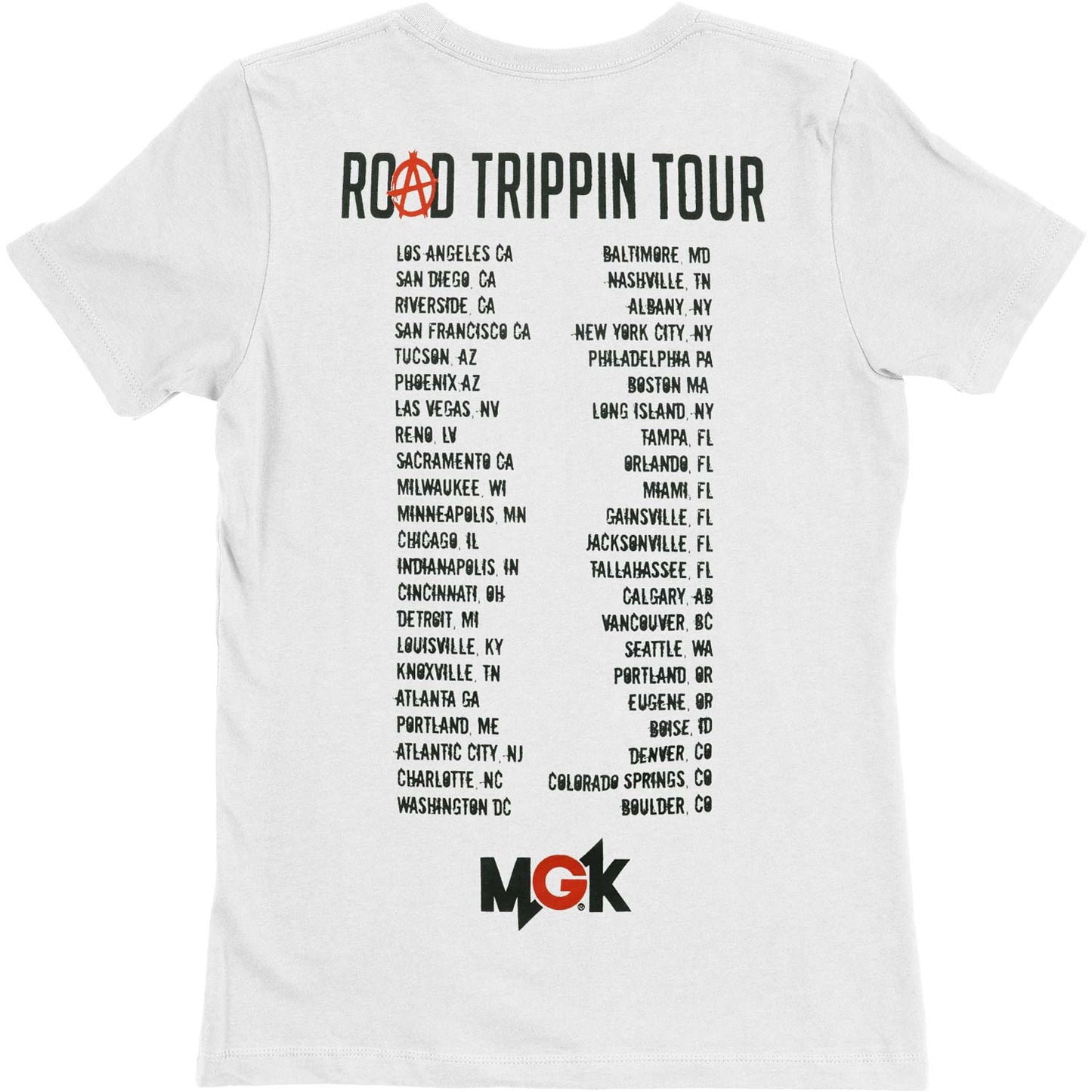 Road Trippin' Tour Jr. Baby Doll Tee Junior Top