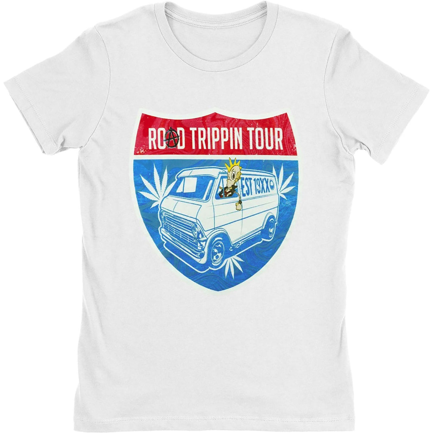 Road Trippin' Tour Jr. Baby Doll Tee Junior Top