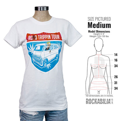 Road Trippin' Tour Jr. Baby Doll Tee Junior Top