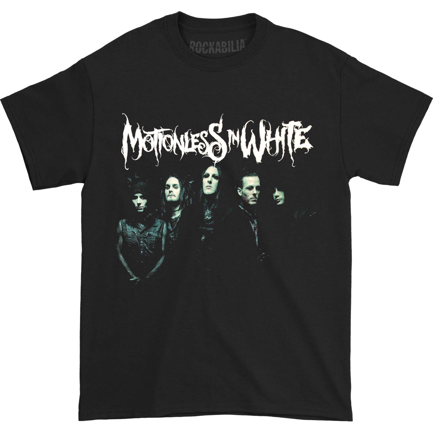 Motionless In White Group T-shirt Front