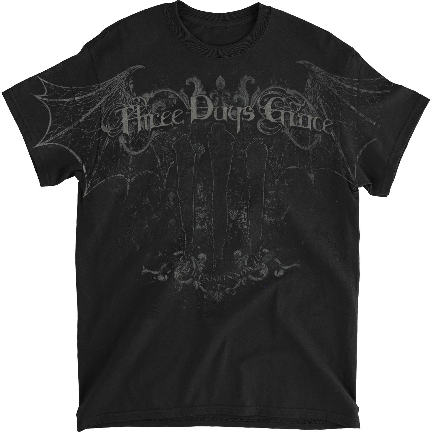 Three Days Grace Life Starts Now T-shirt