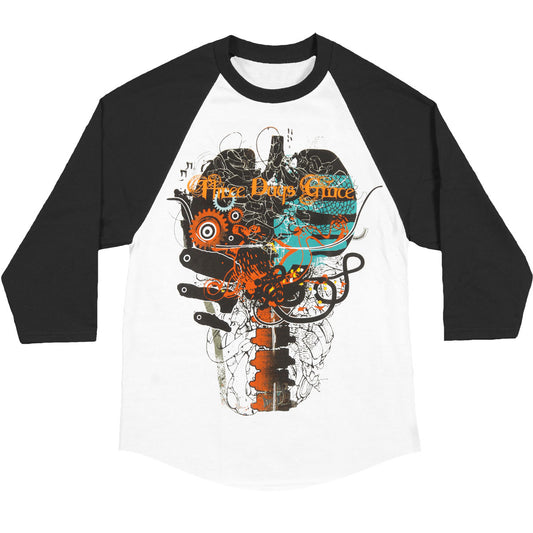 Three Days Grace Lungs Baseball Jersey Front