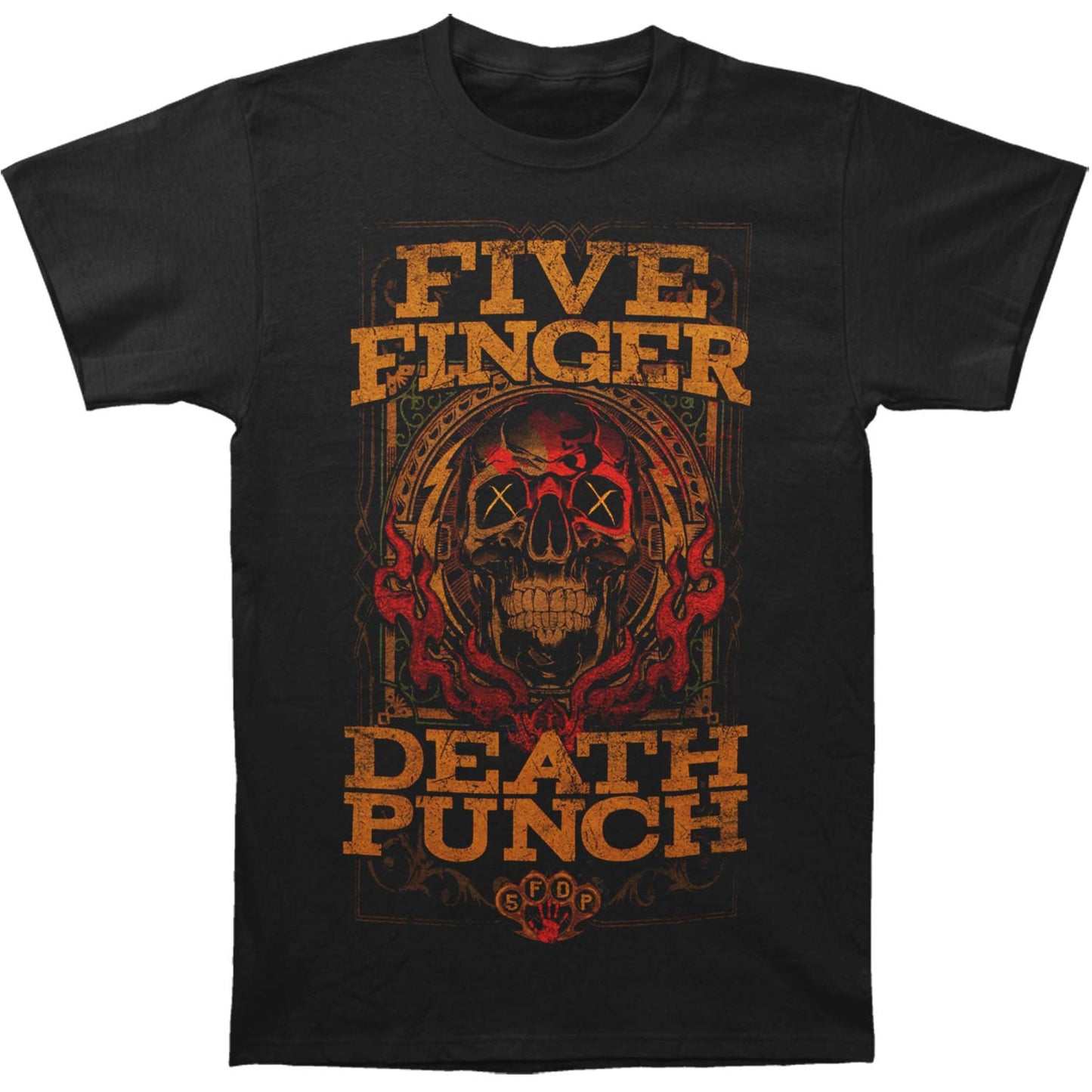 Five Finger Death Punch Wanted Slim Fit T-shirt Front