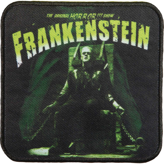 Frankenstein Electric Chair Patch Woven Patch Front