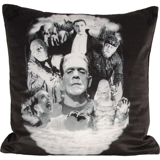 Universal Monsters Monster Collage Pillow Pillow Front