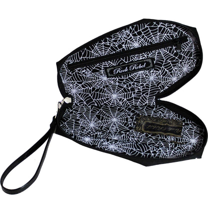 Bride Of Frankenstein We Belong Dead Coffin Zip Around Wallet by Rock Rebel Wallet Back