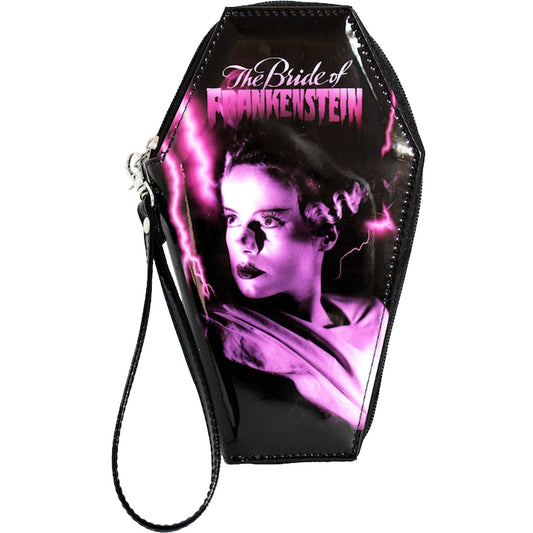Bride Of Frankenstein Pink Bride Coffin Wallet Wallet Front