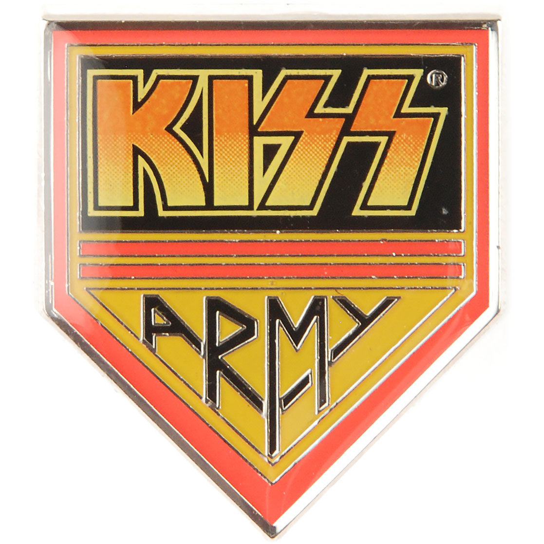 KISS Army Pewter Pin Badge