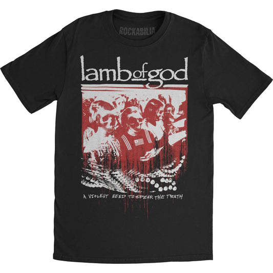 Lamb Of God Enough Is Enough Slim Fit T-shirt Front