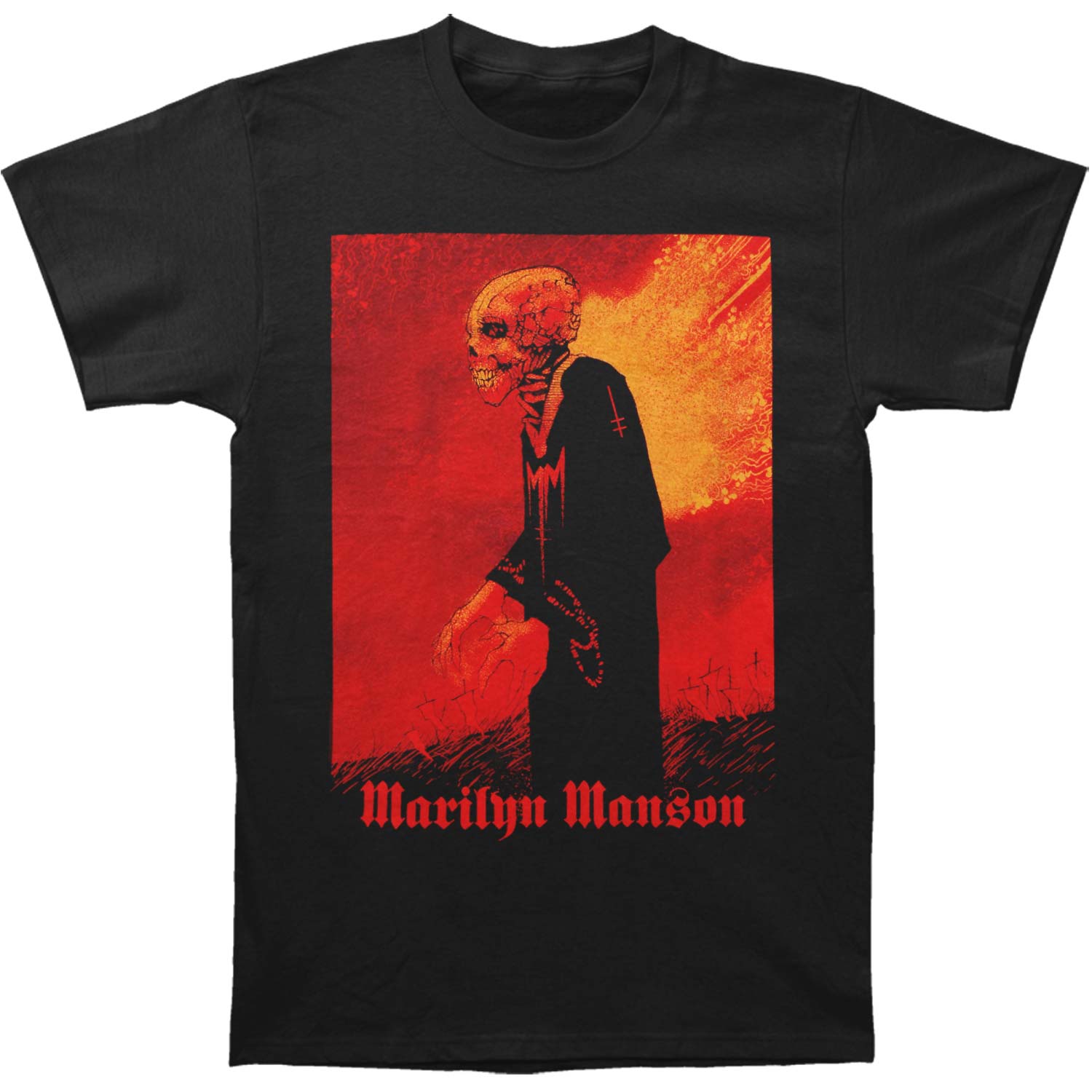 Marilyn Manson Mad Monk Slim Fit T-shirt Front
