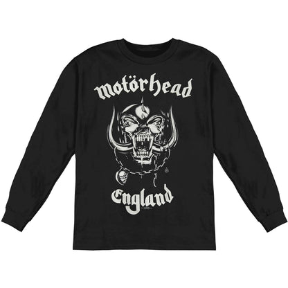 Motorhead England (Back Print) Long Sleeve Front
