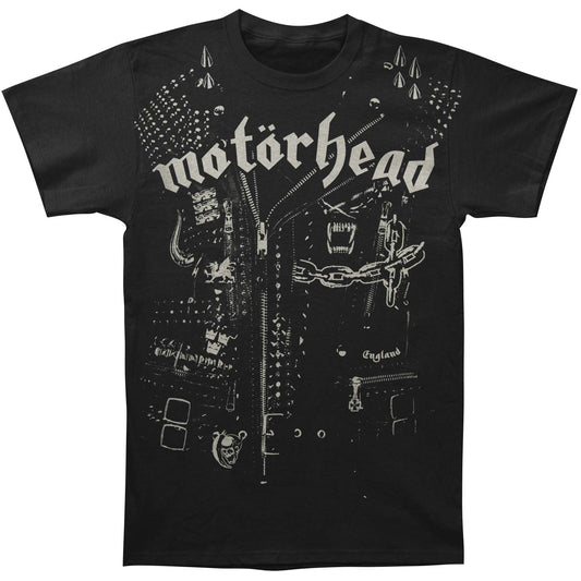 Motorhead Leather Jacket Slim Fit T-shirt Front