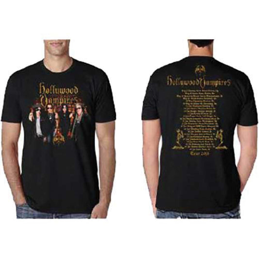 Hollywood Vampires Photo Vampires 2018 Slim Fit T-shirt Front