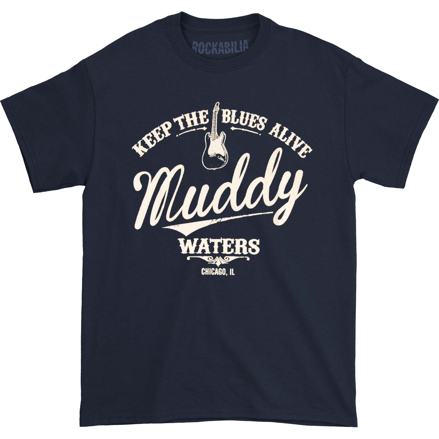 Muddy Waters Keep The Blues Alive Slim Fit T-shirt Front