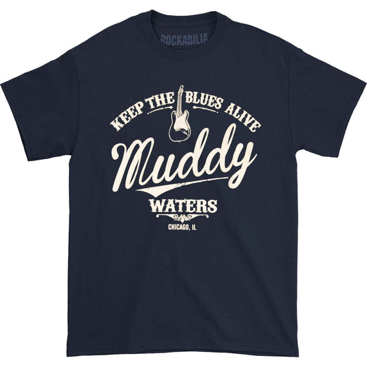 Muddy Waters Keep The Blues Alive Slim Fit T-shirt Front