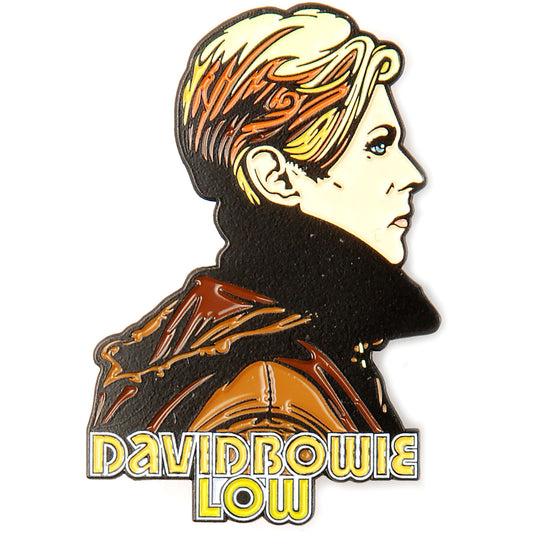 David Bowie 'Low' Enamel Pin Pewter Pin Badge