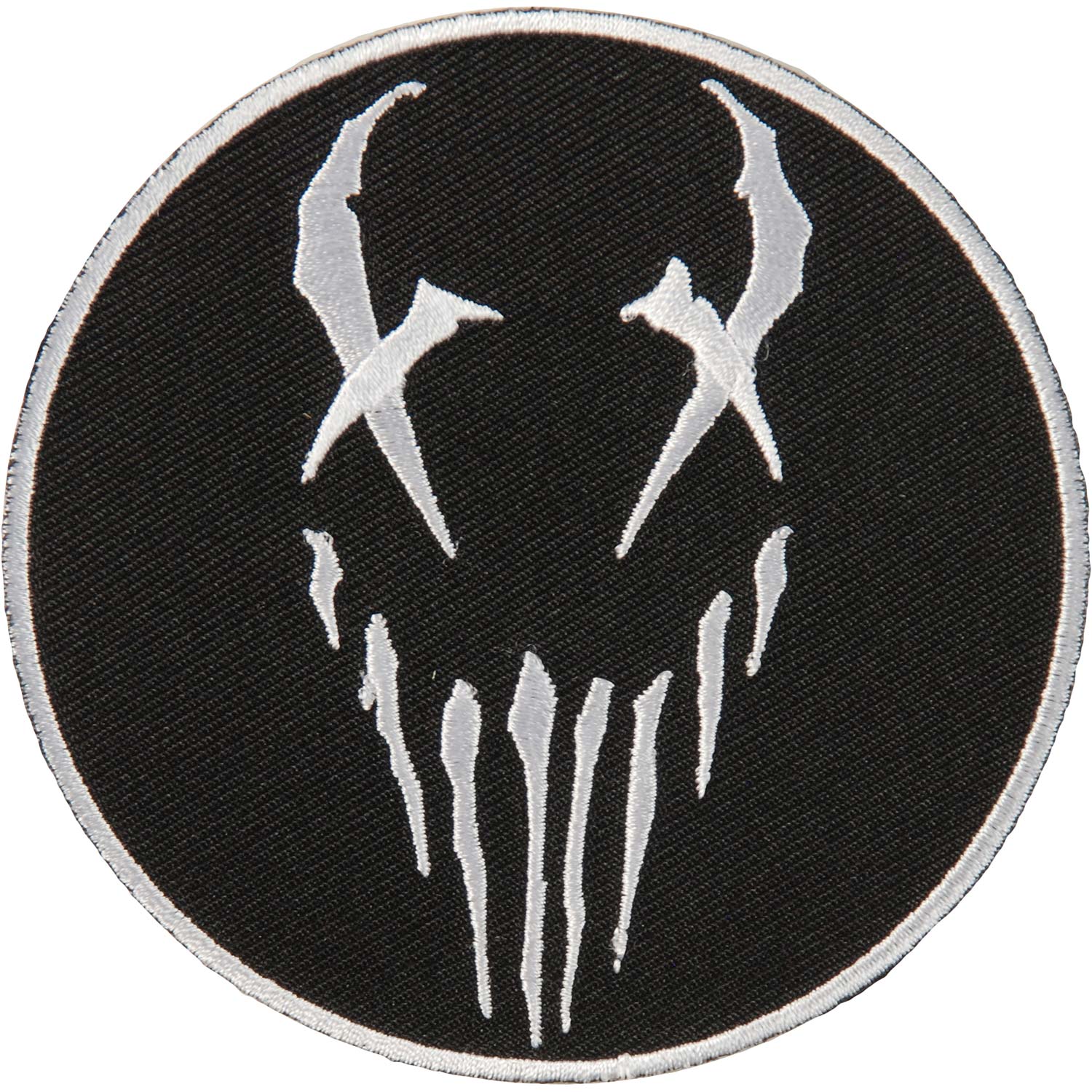 Mushroomhead X Face White Embroidered Patch