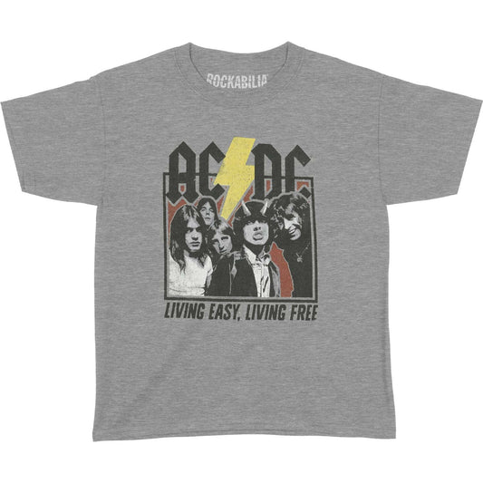 AC/DC Hwy2hell Lyrics Kids Childrens T-shirt Front