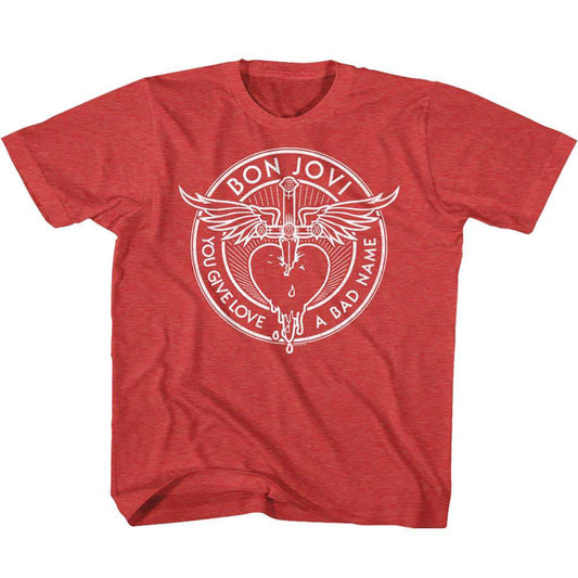 Bon Jovi Bad Name Kids Childrens T-shirt Front
