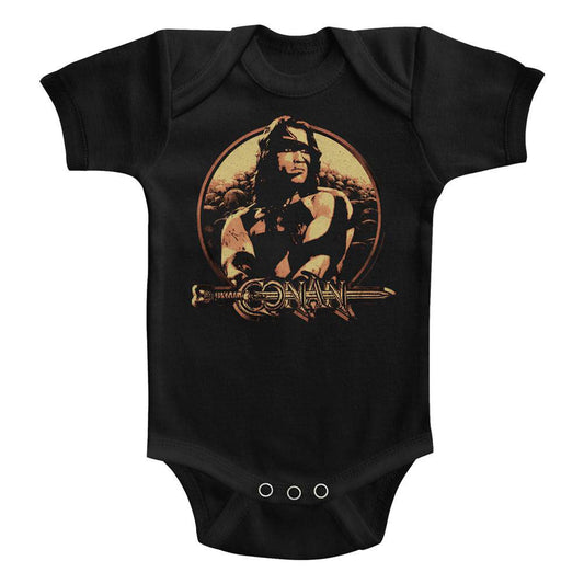 Conan Shield Kids Bodysuit Front