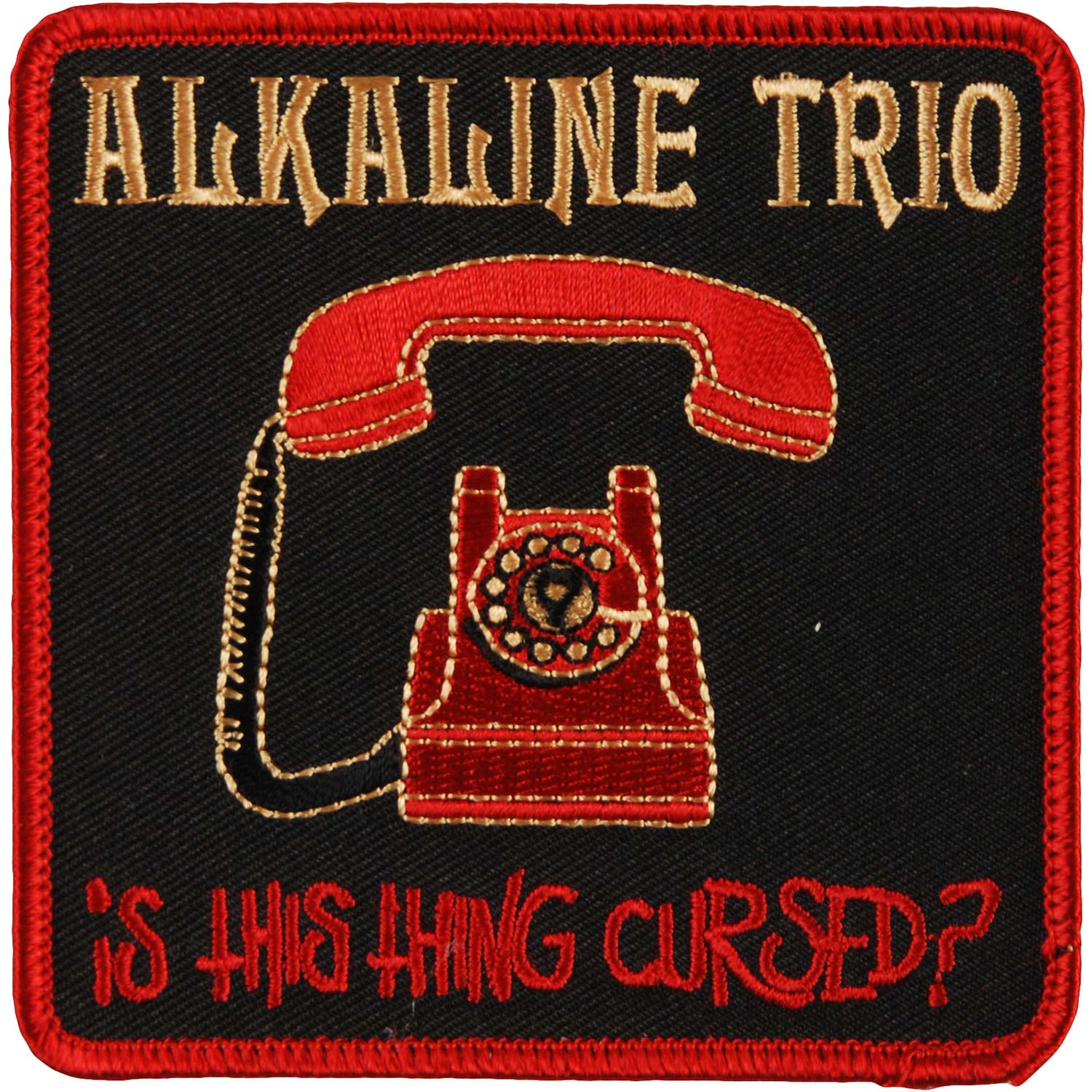 Alkaline Trio Phone Patch Embroidered Patch