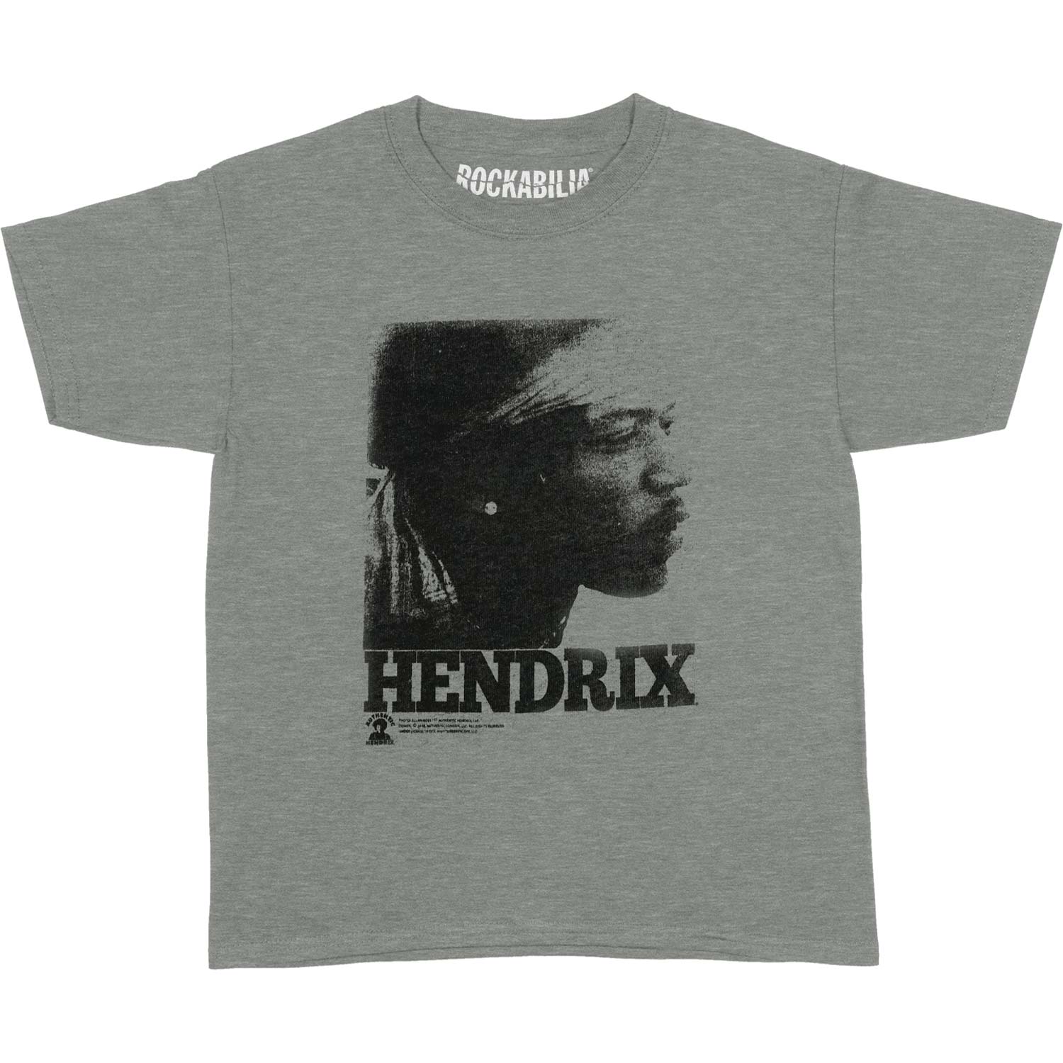 Jimi Hendrix Vintage Face Kids Childrens T-shirt Front