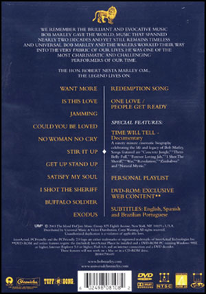 Bob Marley DVD