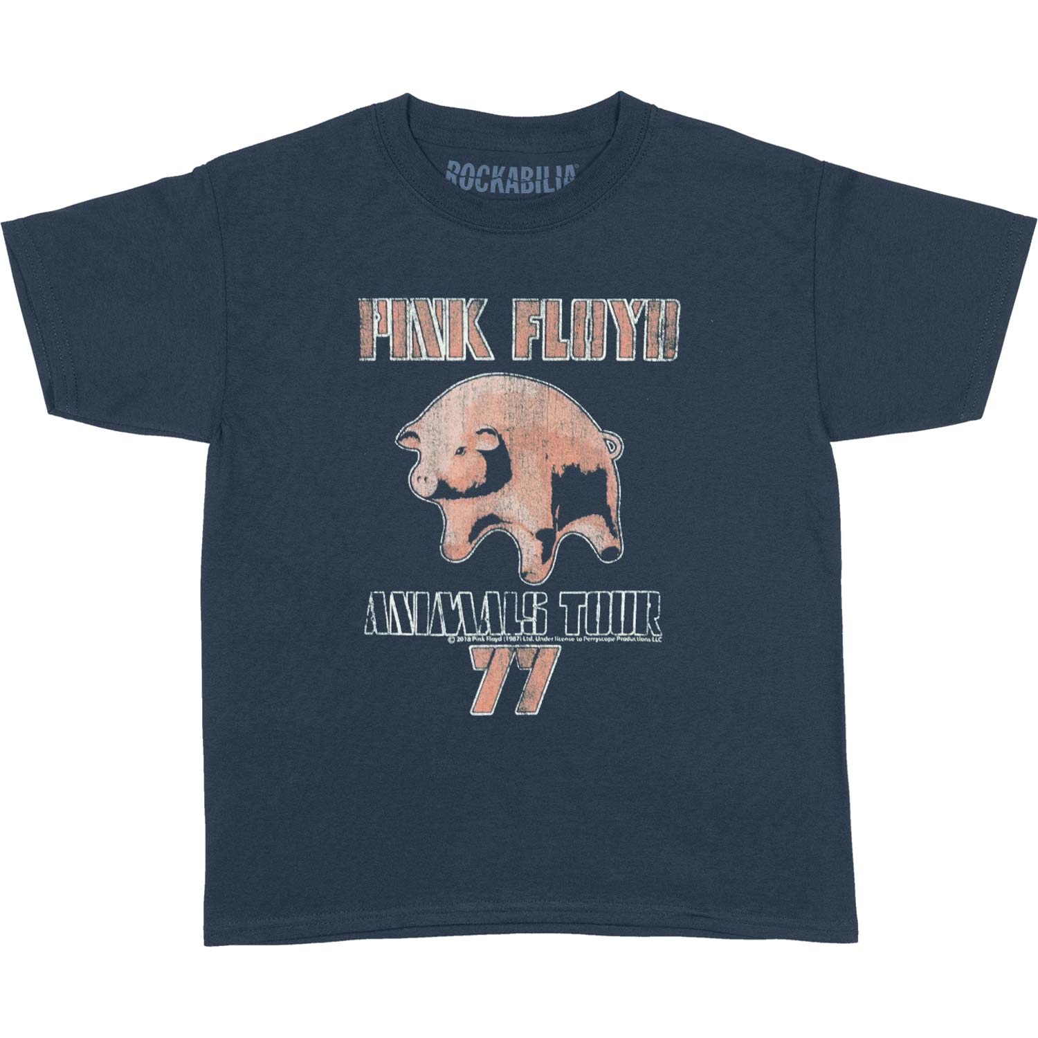 Pink Floyd Tour77 Kids Childrens T-shirt Front