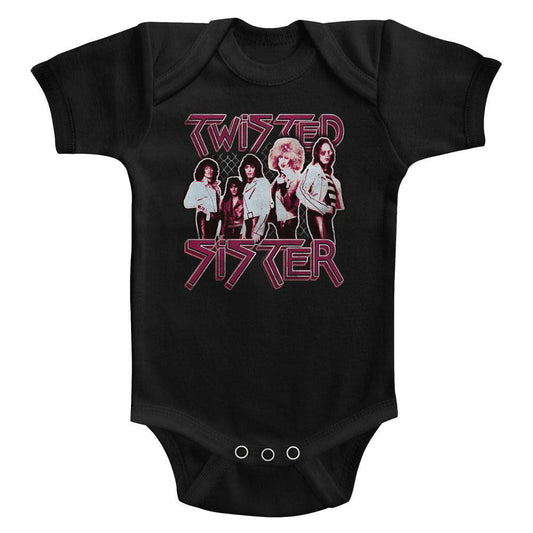 Twisted Sister Twisted Dee Kids Bodysuit Front