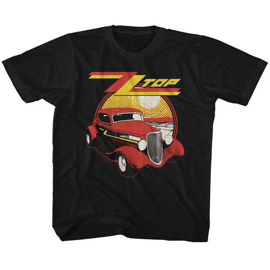 ZZ Top Eliminator Kids Childrens T-shirt Front