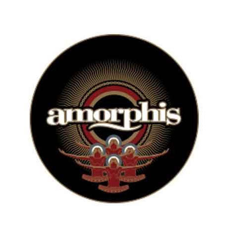 Amorphis Sun Logo Pin Button Front
