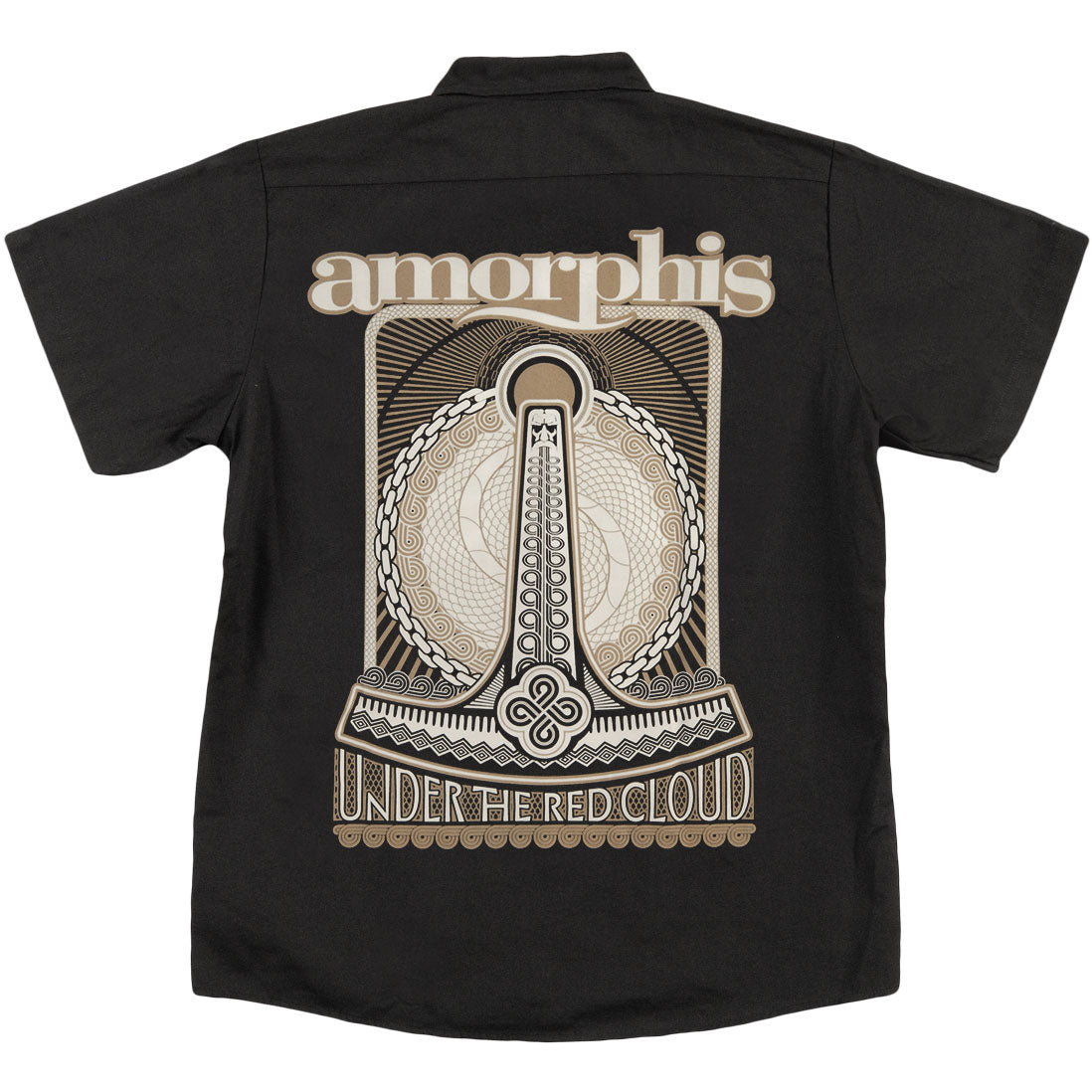 Amorphis Hammer Logo Work Shirt Back
