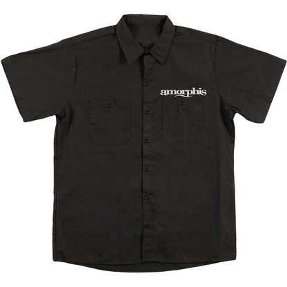 Amorphis Hammer Logo Work Shirt Front