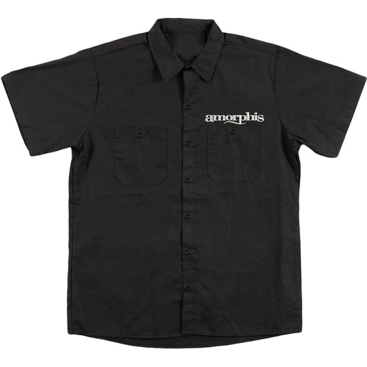 Amorphis Hammer Logo Work Shirt Front