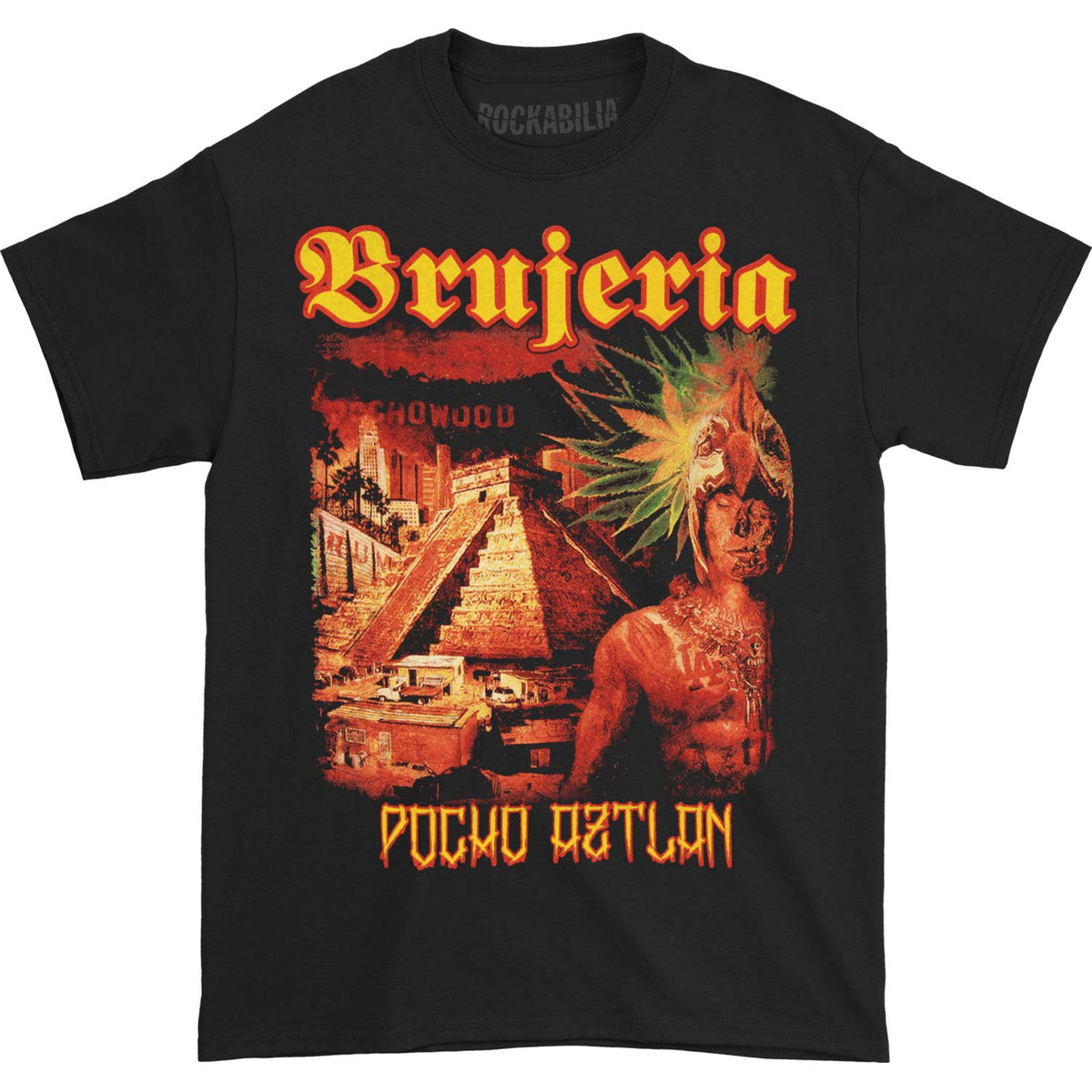 Brujeria Pocho Aztlan Slim Fit T-shirt Front