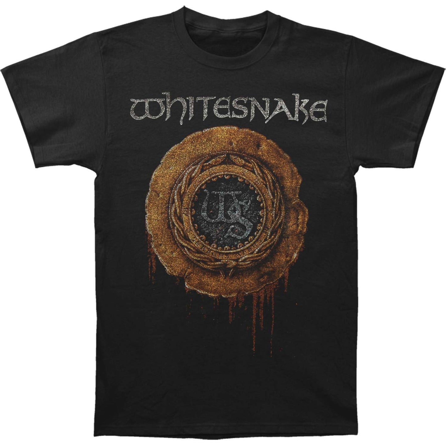 Whitesnake 1987 Distressed Slim Fit T-shirt