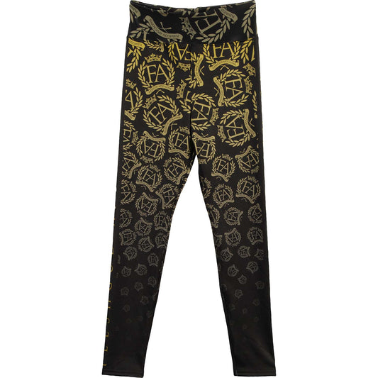 Laurel Cottage Sublimated Black leggings Leggings